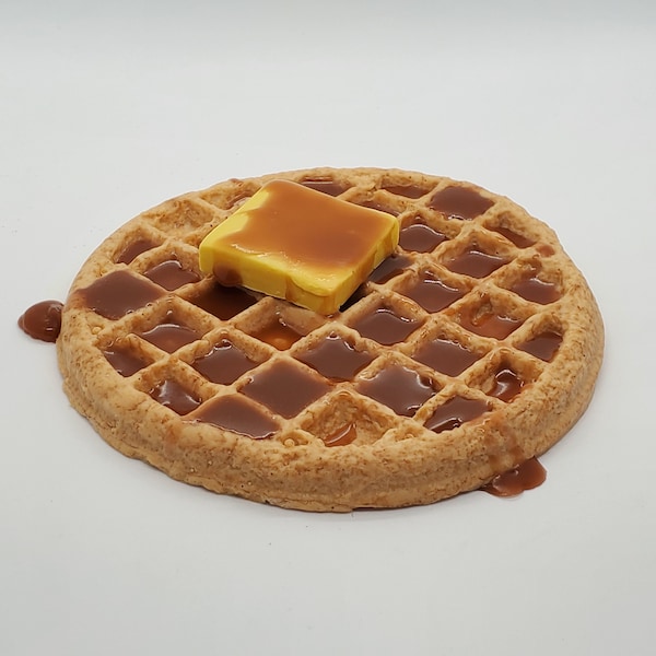 Buttermilk Waffle Soap! Realistic soap looks like a waffle with butter and maple syrup! SLS free! Phthalate free!