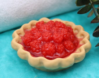 Raspberry Pie Soap! Realistic mini pie soap! SLS free! Phthalate free!