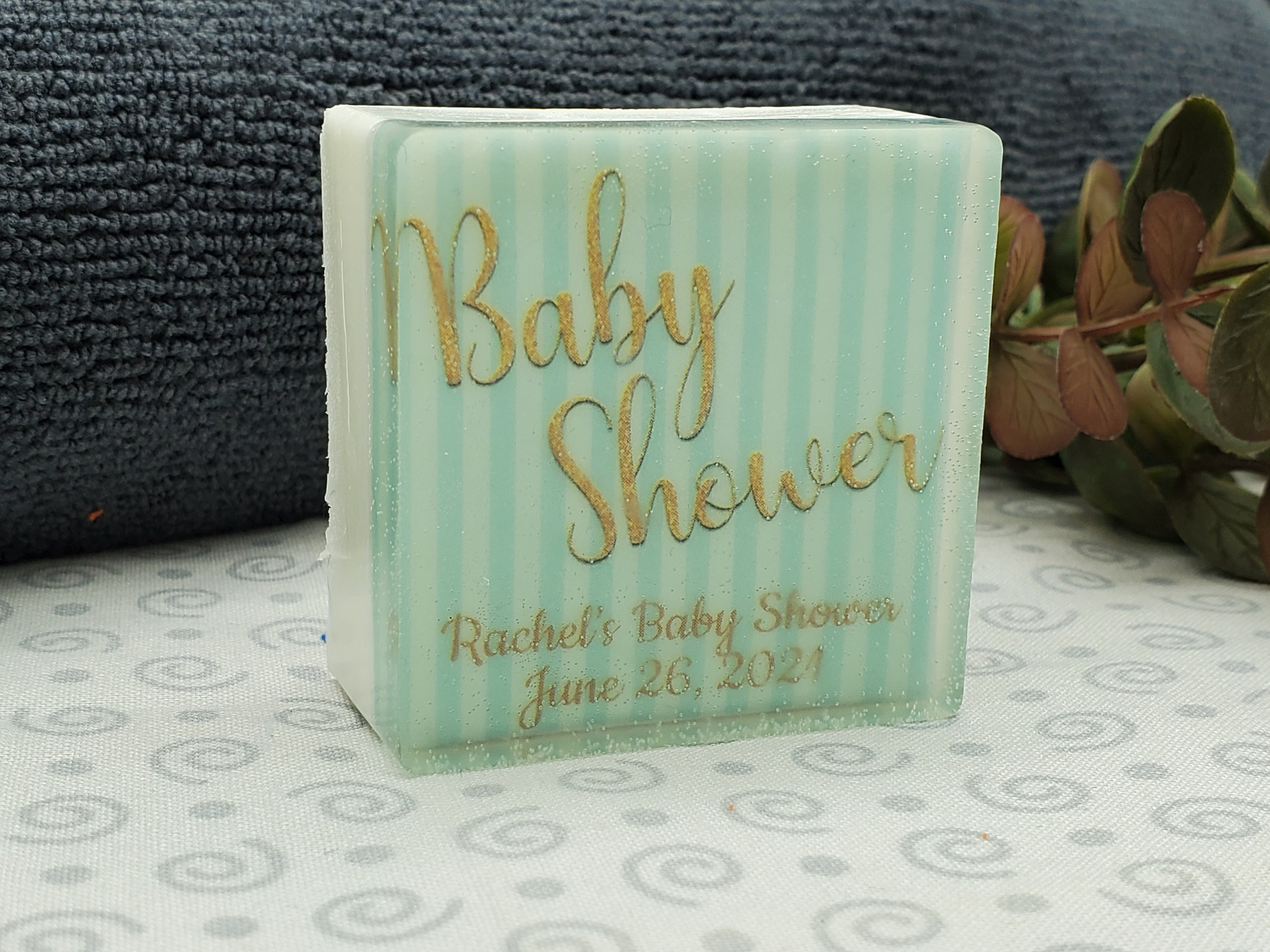 Personalized Baby Shower Favor Soaps Set of 6 Perfect for Etsy