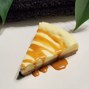 Caramel Cheesecake Soap! Realistic soap looks like cheesecake slice! SLS free! Phthalate free!