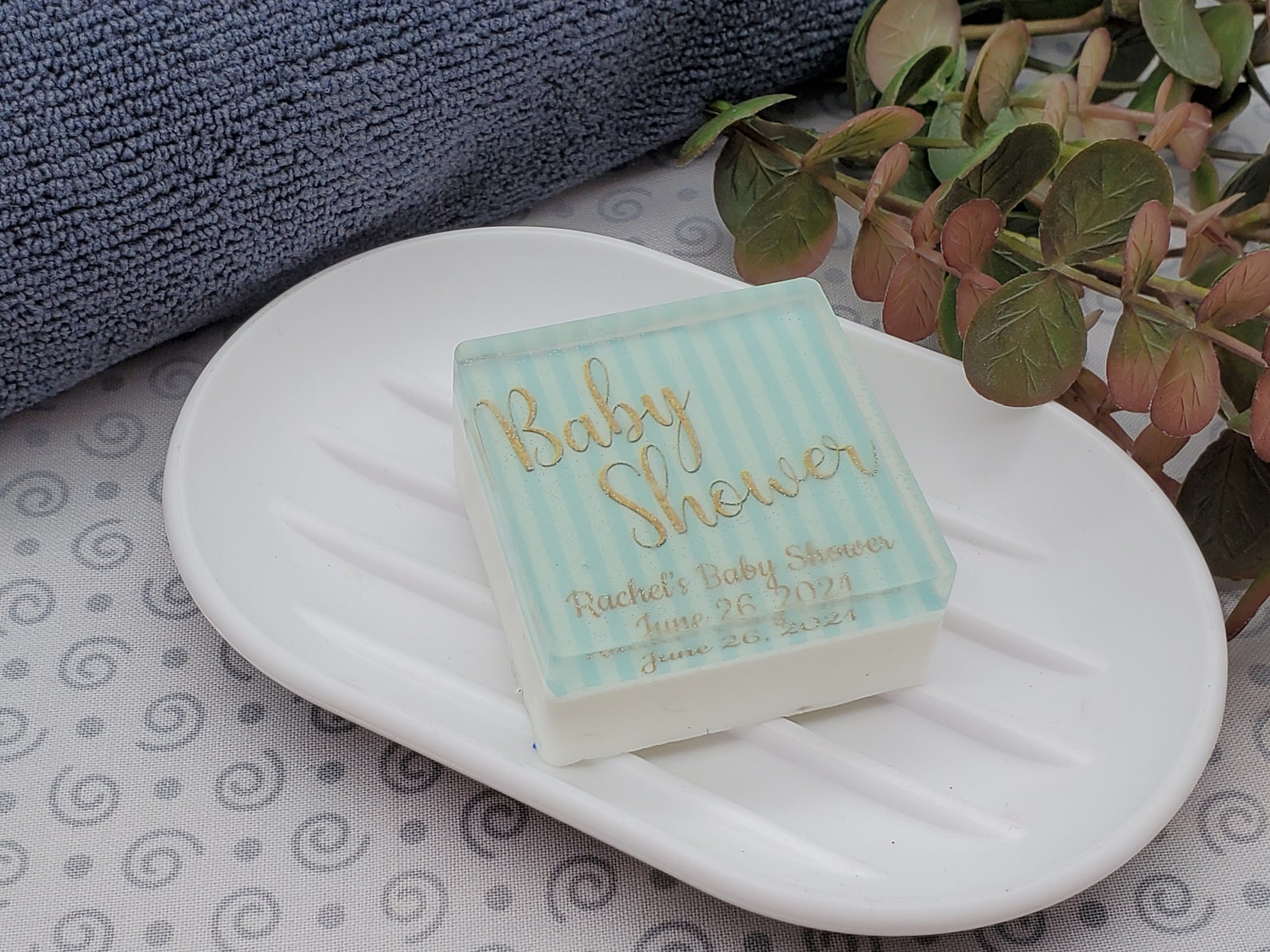 Personalized Baby Shower Favor Soaps Set of 6 Perfect for Etsy