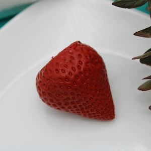 Strawberry Soap! Realistic soap that looks like a strawberry! SLS Free! Phthalate Free!