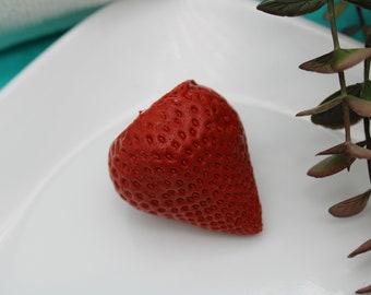 Strawberry Soap! Realistic soap that looks like a strawberry! SLS Free! Phthalate Free!