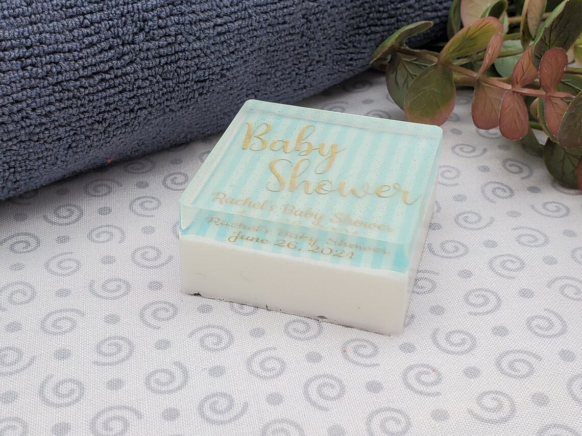 Personalized Baby Shower Favor Soaps Set of 6 Perfect for Etsy