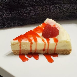 Raspberry Cheesecake Soap! Realistic soap looks like a slice of cheesecake! SLS free! Phthalate free!