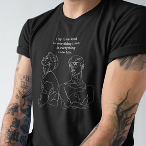 A little life - Unisex T-Shirt, Literary T-Shirt, Book Quote Shirt, Line Art, Bookworm Gift, Bookish Gifts, Gifts For Readers & Book Lovers