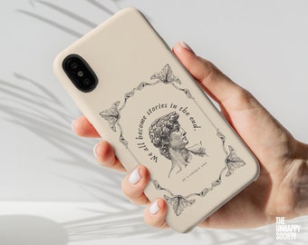 Renaissance Art Phone Case, Dark Academia Phone Case, David Statue Light Academia, Bookish Quote Phone Case, Literary Gifts Philosophy Gifts