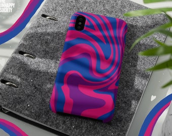Subtle Bisexual Phone Case, Subtle Bi Pride Phone Case, Bi Flag iPhone 13  Case, Aesthetic Phone Case, Subtle LGBTQ Discreet Pride Phone Case