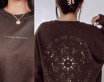 William Shakespeare Sweatshirt, Shakespeare Quote Sweatshirt Librarian Sweatshirt Dark Academia Clothing Gifts For Writers Shakespeare Gifts