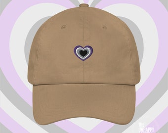 Ace Pride Flag Dad Hat, Demisexual Pride Asexual Hat Aesthetic Ace Hat Subtle Ace Pride Hat Asexual Flag Demigirl Pride Subtle Asexual Gifts