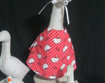 Hello Kitty Goose Dress/Goose Clothes/Concrete Goose/Lawn Goose/Lawn Geese/Outdoor Garden/Large Lawn Goose