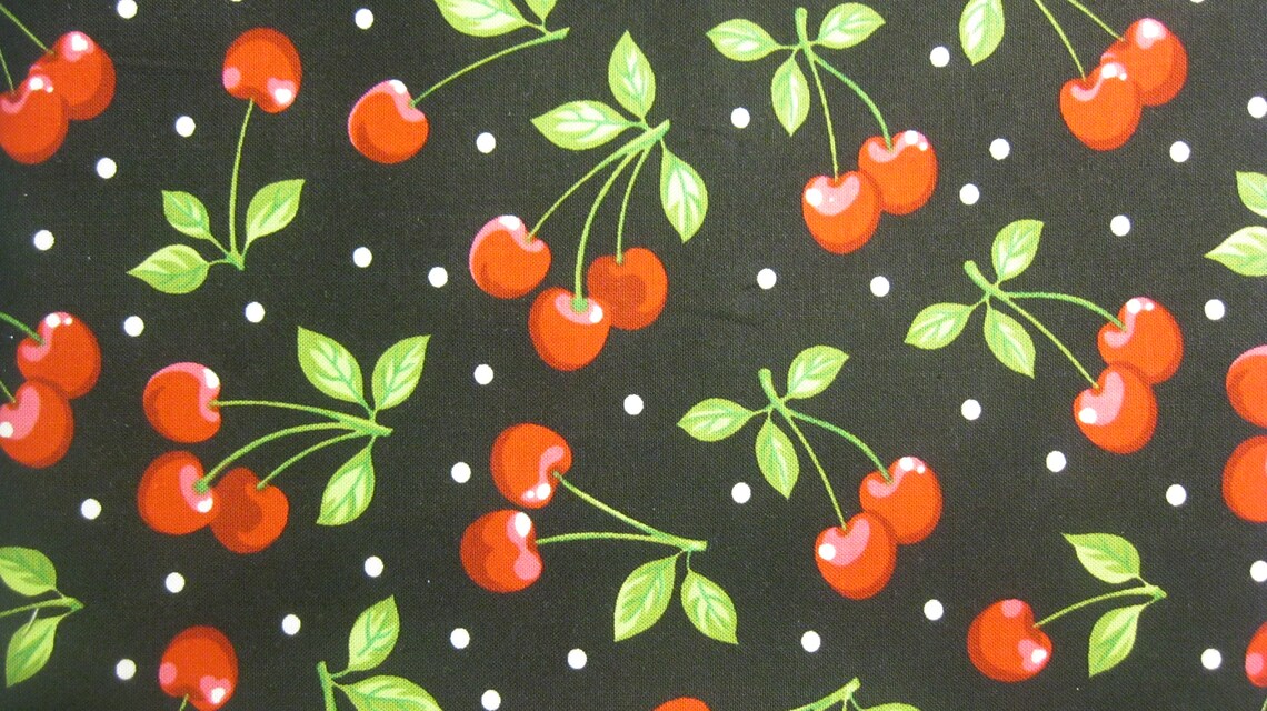 Puntos con cerezas piel de ganso / ropa de ganso / ganso de | Etsy