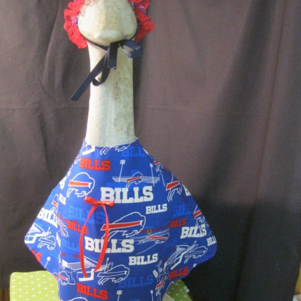 AFC / Buffalo Bills Goose Dress/Football Goose Clothes/Concrete Goose/Lawn Goose/Lawn Geese/Outdoor Garden/Large Lawn Goose/Sports