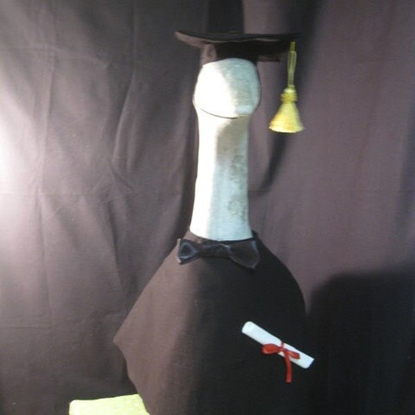 Vestido de ganso de graduación / Graduación de secundaria / Graduación universitaria / Universidad / Graduado