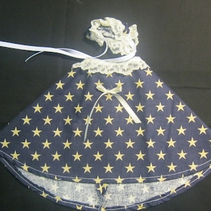 14&quot; Medium Goose/Rustic Stars Dress/Goose Clothes/Concrete Goose/Lawn Goose/Lawn Geese/Outdoor Garden/Medium Lawn Goose/Stars