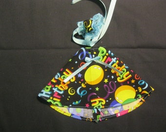 9&quot; Baby Goose Dress / Happy Birthday Goose Dress/Goose Clothes/Concrete Goose/Lawn Goose/Lawn Geese/Outdoor Garden