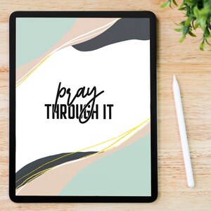 Digital Prayer Journal | Christian Bible Journal (30 Pages) | Faith Journal Goodnotes/iPad | Devotional | Prayer Notebook | PDF Download