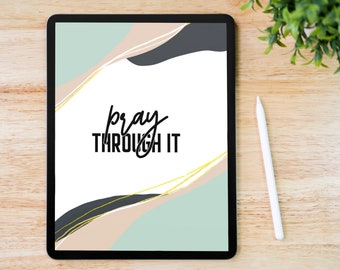 Digital Prayer Journal | Christian Bible Journal (30 Pages) | Faith Journal Goodnotes/iPad | Devotional | Prayer Notebook | PDF Download