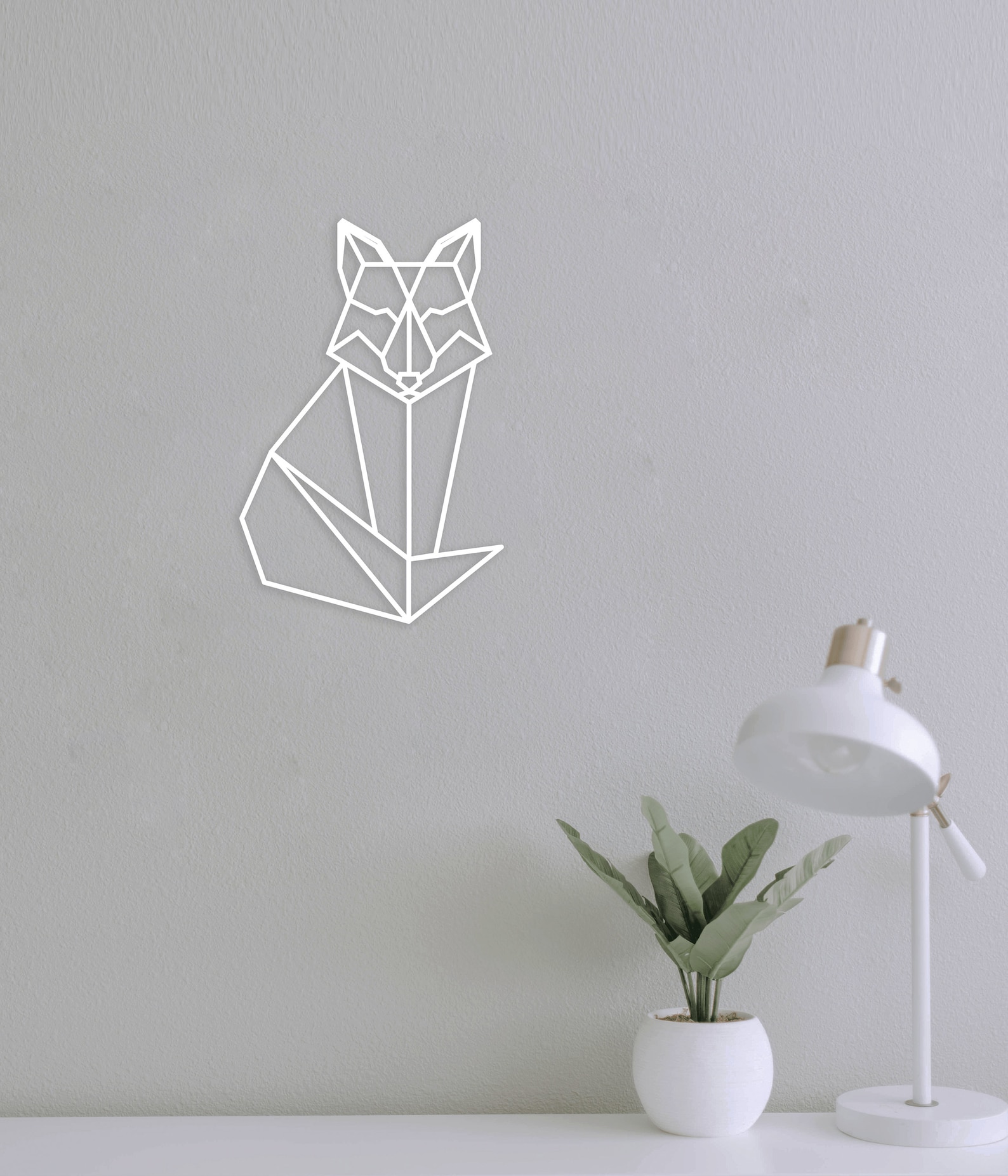 Fox wood decor wall decor Foxy wall art Modern decor Etsy