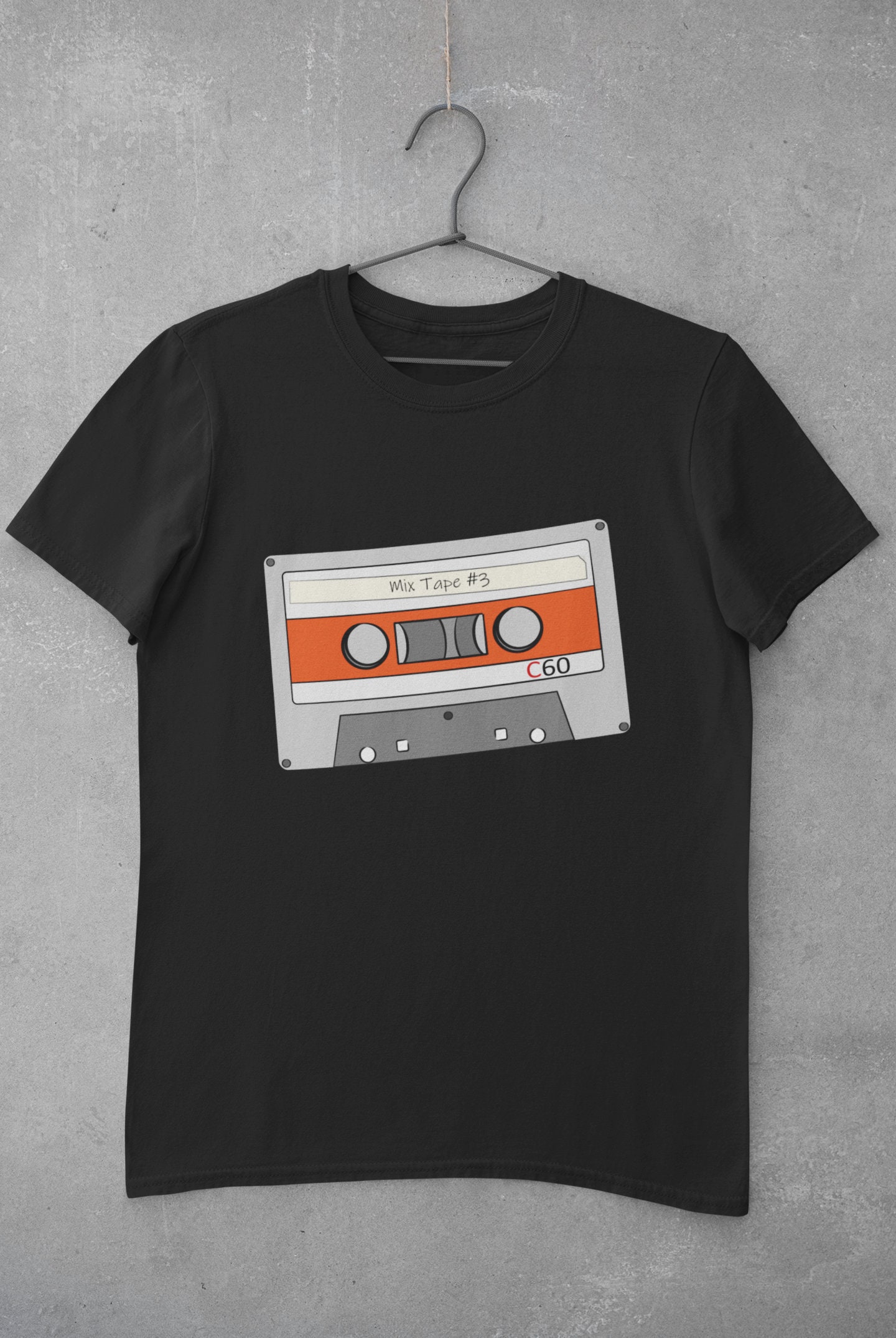 CASSETTE TAPE UNISEX SHORT SLEEVE TEE