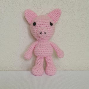 Crochet Pig Handmade Amigurumi Stuffed Animal