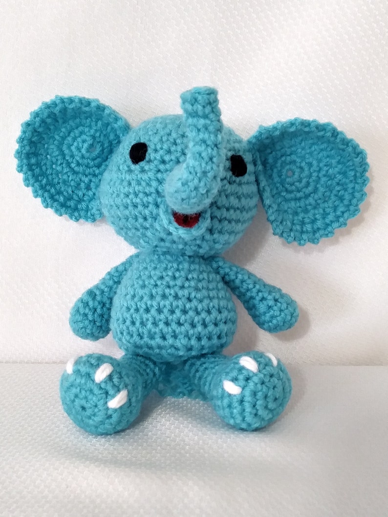 Crochet Elephant Handmade Amigurumi Stuffed Animal | Etsy