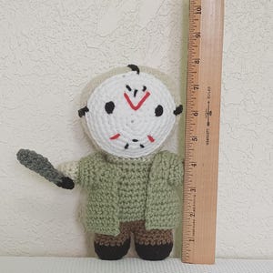 Crochet Jason Voorhees Doll Halloween ALREADY MADE READY to Ship Handmade Amigurumi - Etsy