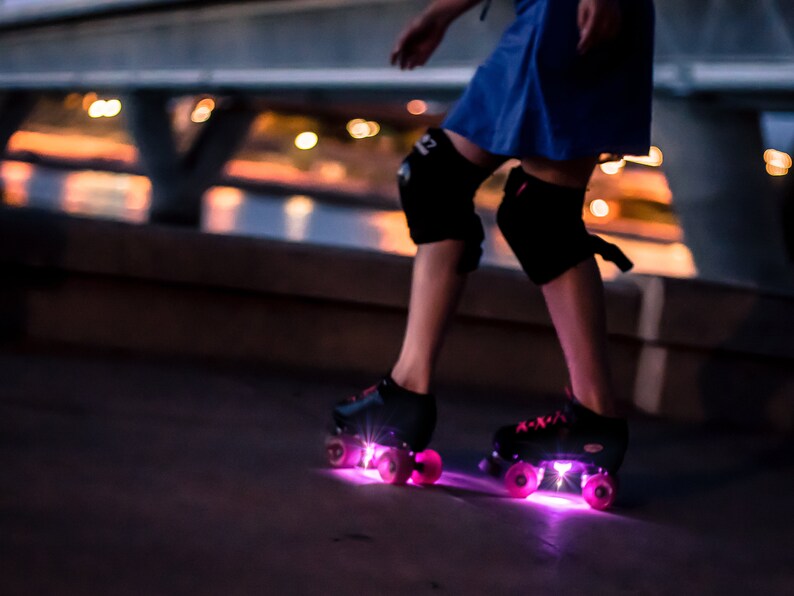 Color Changing LED Roller Skate Lights Skateboard LED Lights Etsy