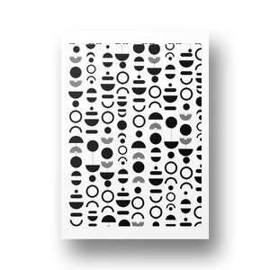 Polymer Clay Silk Screen | 70s Deco