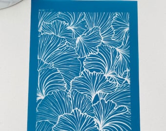 Polymer Clay Silk Screen | Blossom