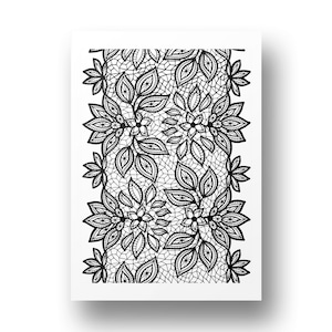 Polymer Clay Silk Screen | Lace