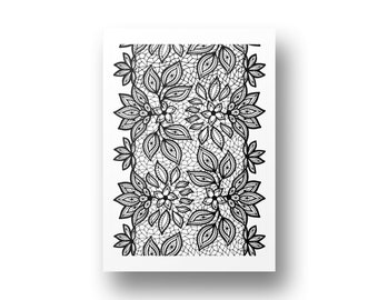Polymer Clay Silk Screen | Lace