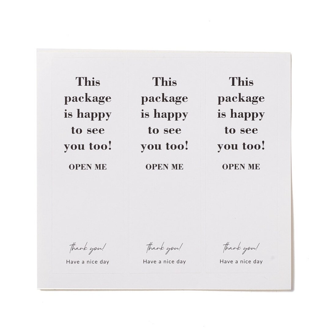 DI MERCE GRAZIE Sigillo Adesivo Con Saluto Hi Beauty Per Il Tuo Ordine EUR 6,27 - PicClick IT - Foto 3