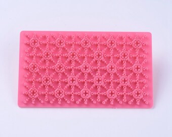 Texture stamp/embosser for polymer clay or cake decoration 1