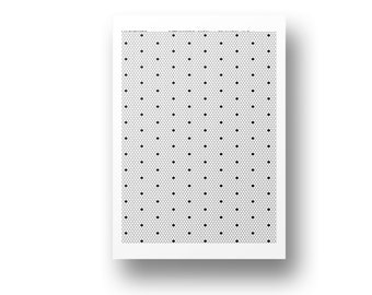 Polymer Clay Silk Screen | Dotted Stocking