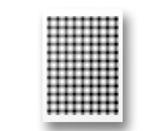 Polymer Clay Silk Screen | Gingham
