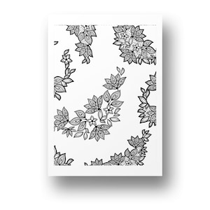 Polymer Clay Silk Screen | Vine Lace