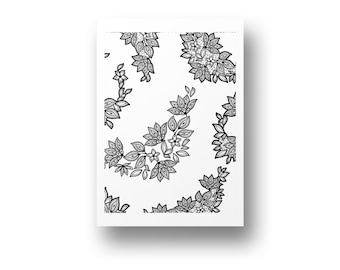 Polymer Clay Silk Screen | Vine Lace