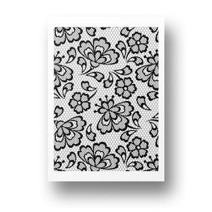 Polymer Clay Silk Screen | Butterfly Lace