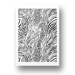 Polymer Clay Silk Screen | Animal Print