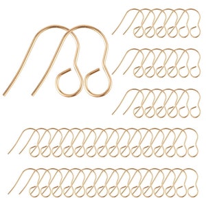 Gold hook | High Quality Stainless steel hooks | Gold French hooks | 20 pieces