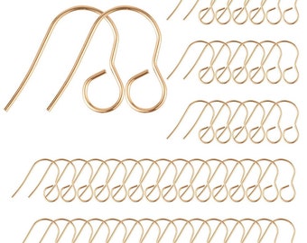 Gold hook | High Quality Stainless steel hooks | Gold French hooks | 20 pieces