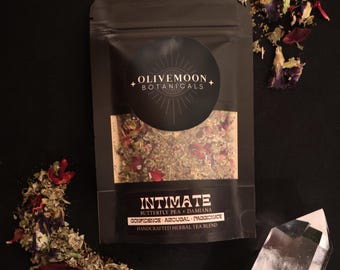 Intimate Herbal Tea | Aphrodisiac Butterfly Pea & Rose Blend