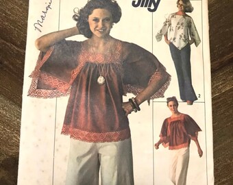 1976 SIMPLICITY 7362-MENS SHORT or LONG SLEEVE JIFFY SHIRT PATTERN 38//40 /& 42//44