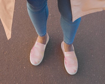 Zapatos de lona slip-on para mujer