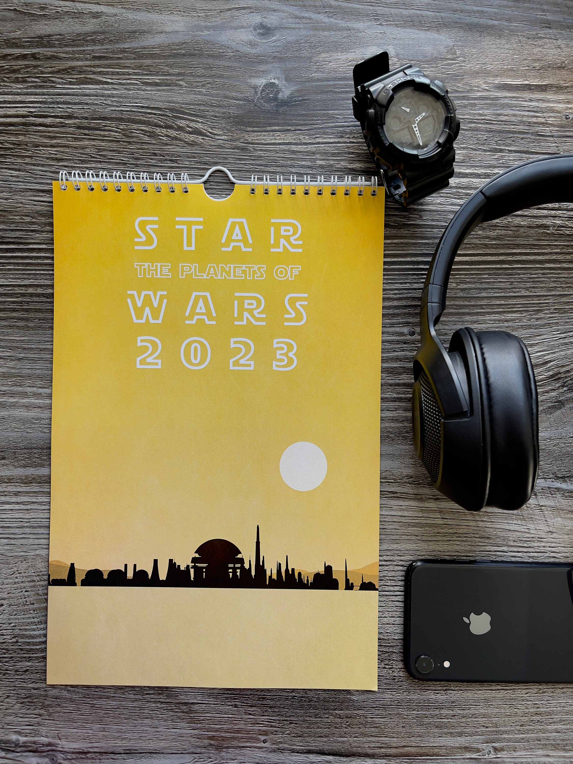 Star Art Wall Calendar 2023 doublesided Printing Wall Art Etsy