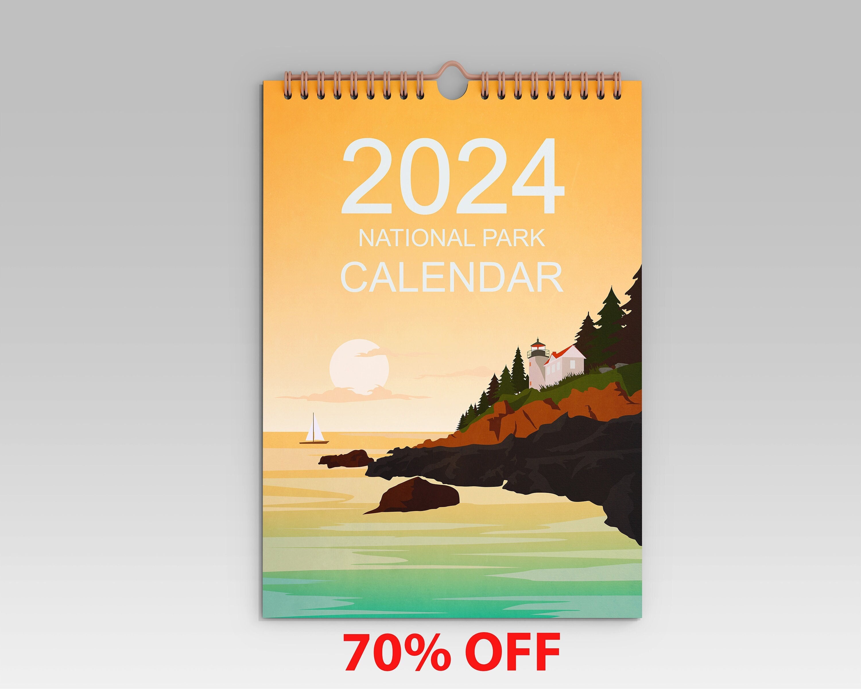 Calendar 2024 2024 National Parks Calendardouble-sided Printing Wall  Calendar Travel Gift Monthly Calendar National Park Print - Etsy