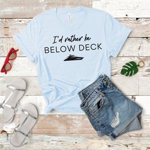 Below Deck Tee | Below Deck TShirt | Bravo T Shirt | Unisex Short Sleeve Shirt | Bravo TV | Reality TV