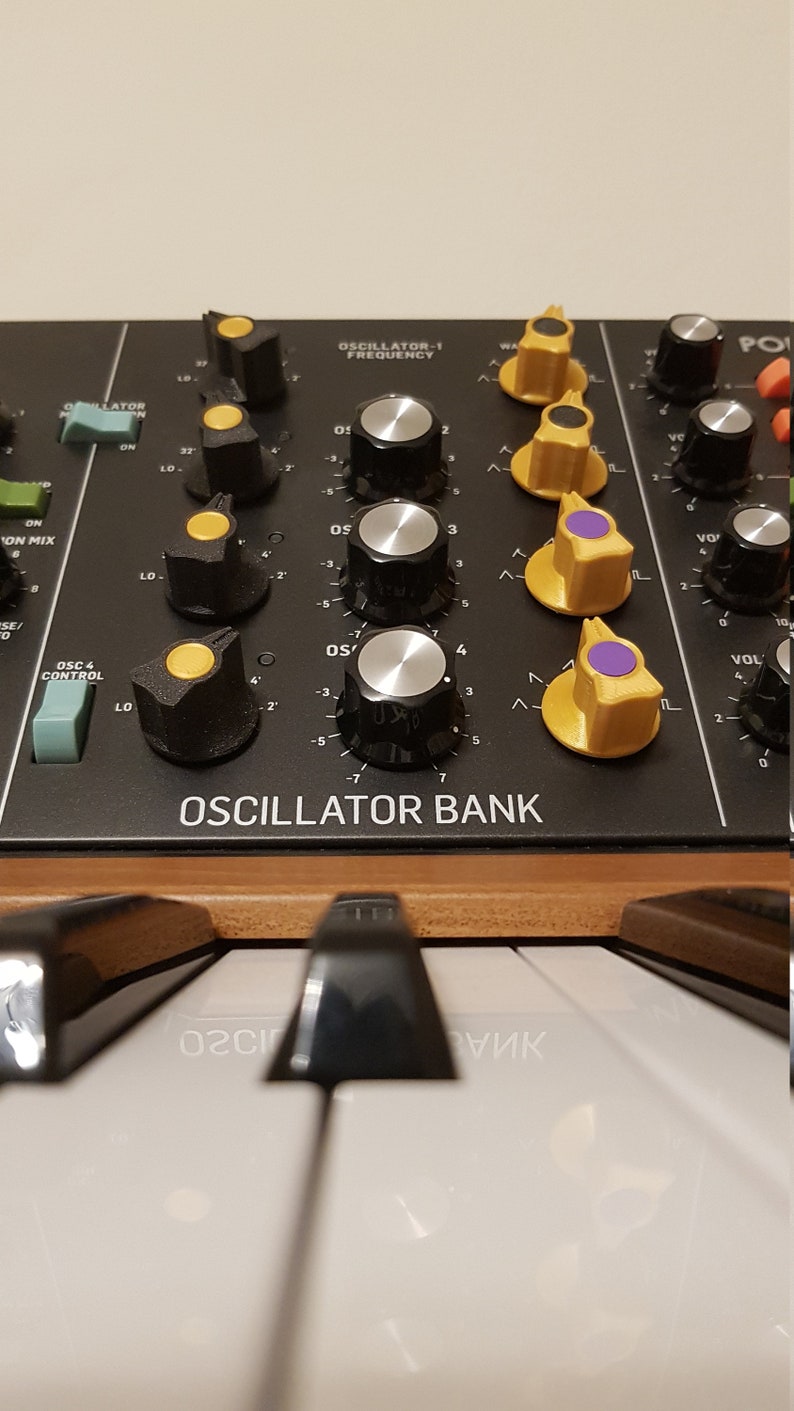 Synthluv Synthesizer Knob Set for Behringer POLY D 8 Chicken Head Knobs Etsy