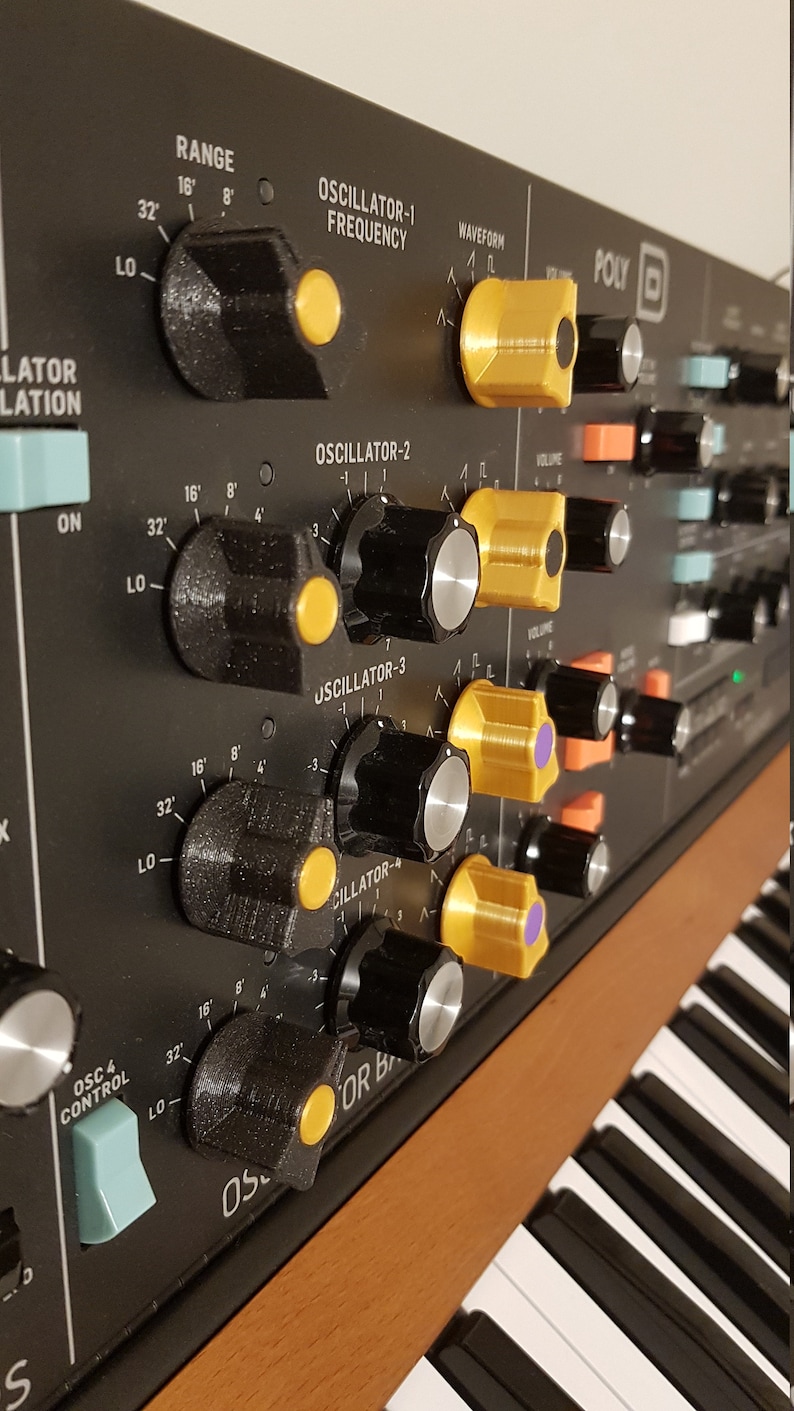 Synthluv Synthesizer Knob Set for Behringer POLY D 8 Chicken Head Knobs Etsy